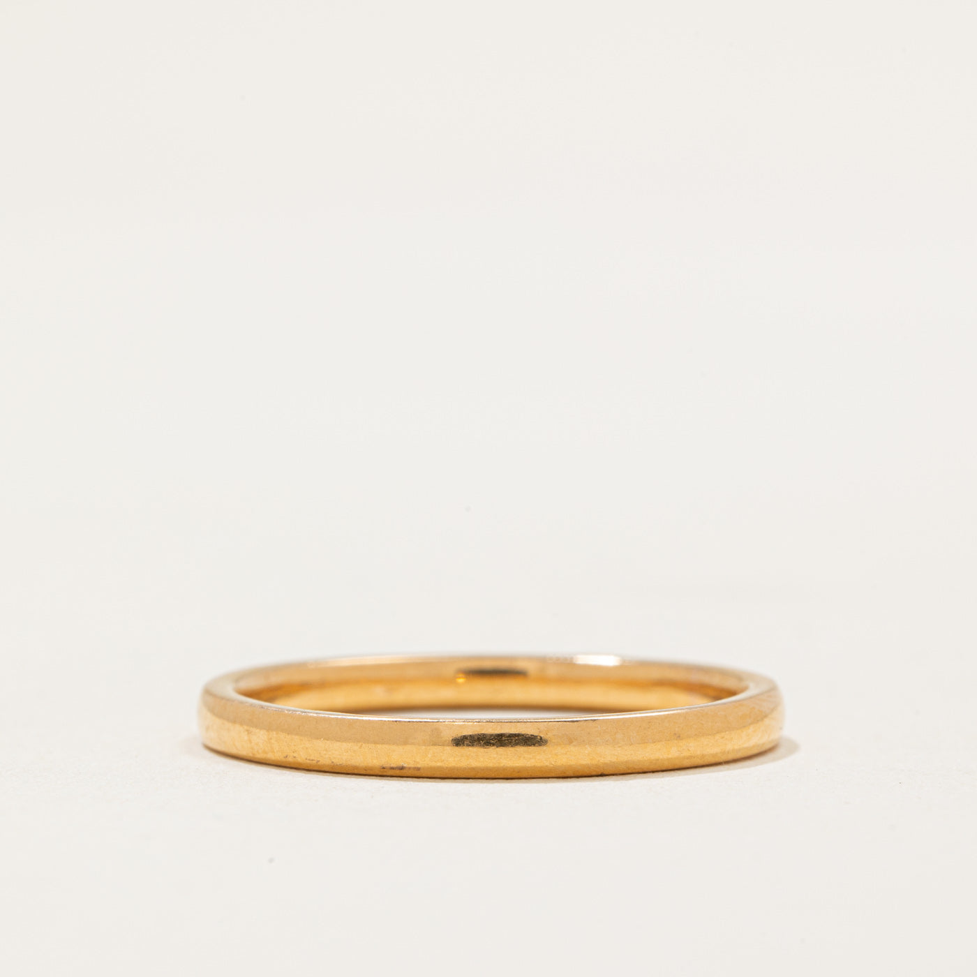 1936 London 22K Yellow Gold Wedding Band | 2.05mm | SZ 8.25