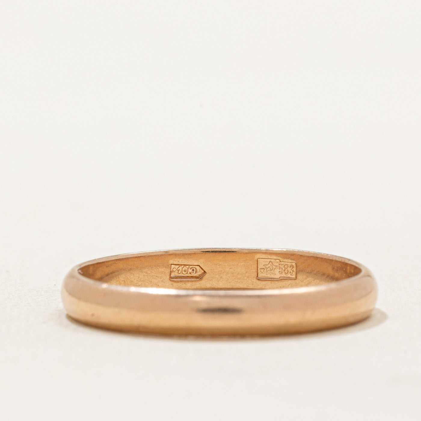 1981 Odessa 14k Rose Gold Wedding Band | 3.05mm | SZ 9