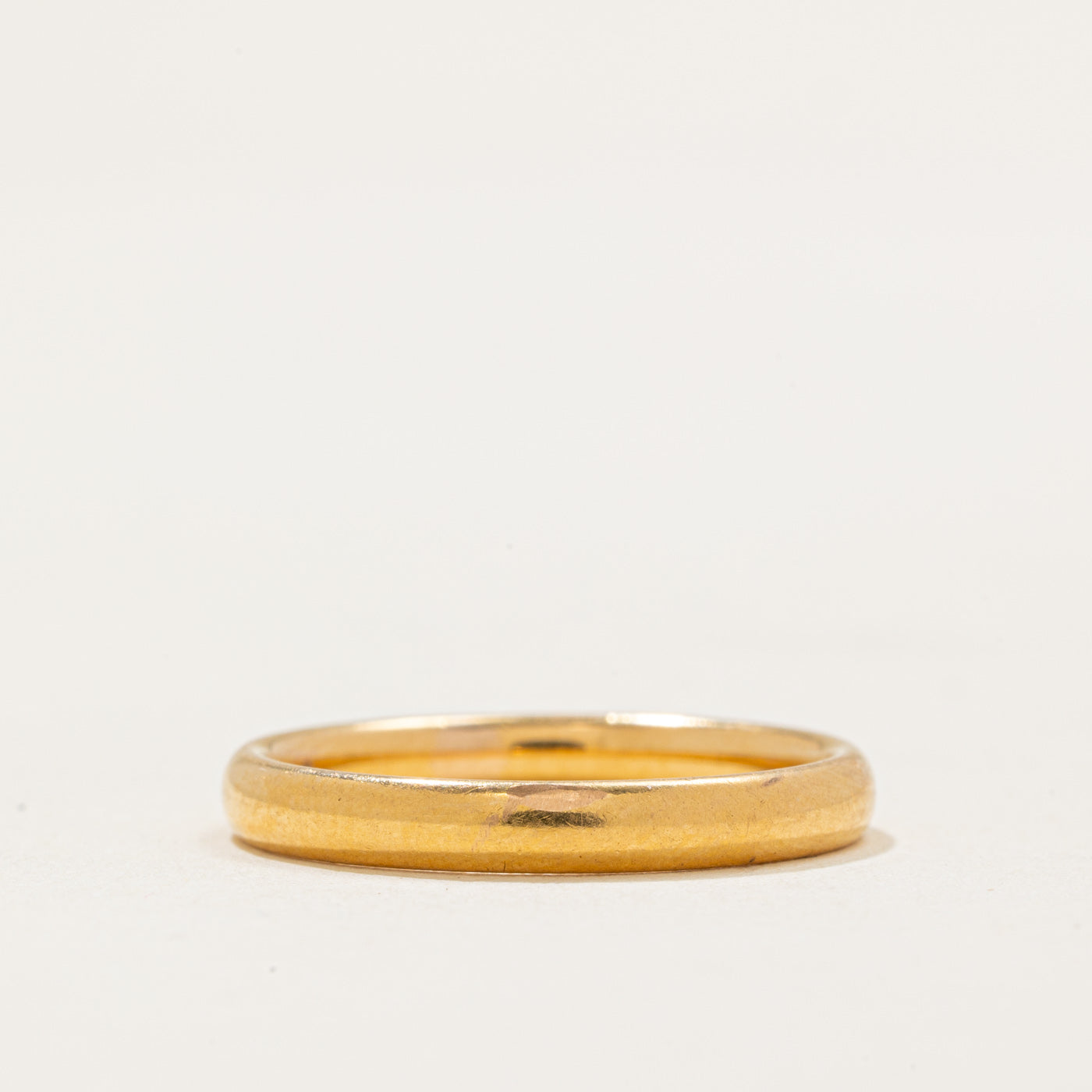 Alliance en or jaune 22 carats, Londres 1940 | 2,65 mm | Taille 5,75