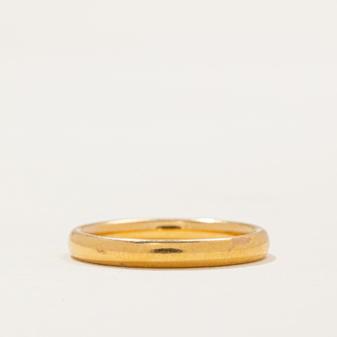 Alliance en or jaune 22 carats, Londres 1940 | 2,65 mm | Taille 5,75