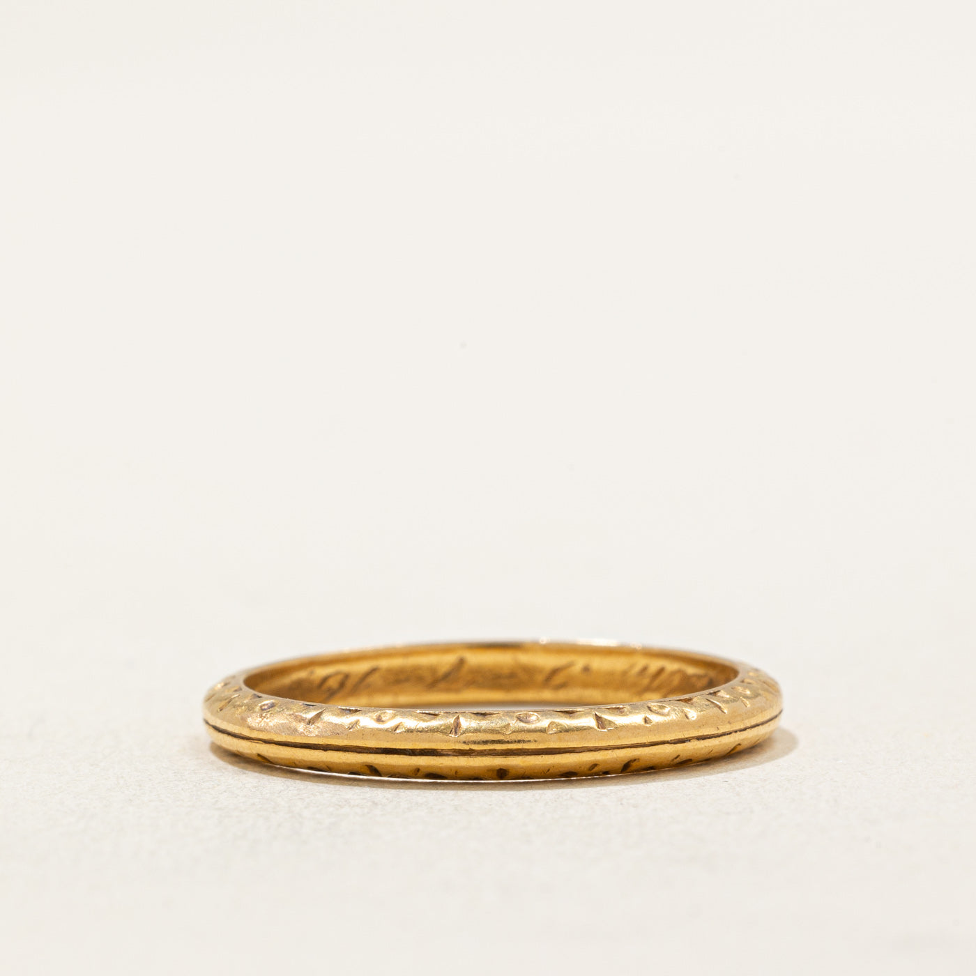 22K Yellow Gold Band | 2.35mm | SZ 7