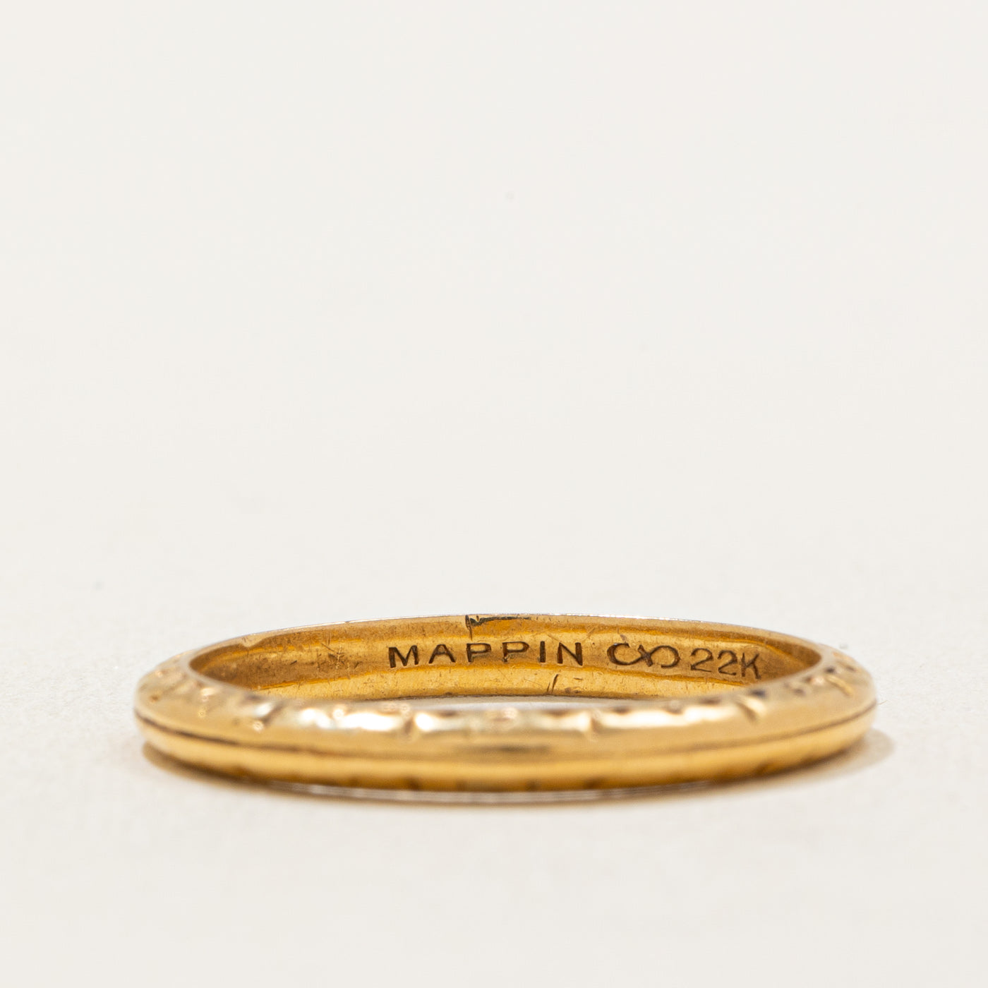 22K Yellow Gold Band | 2.35mm | SZ 7