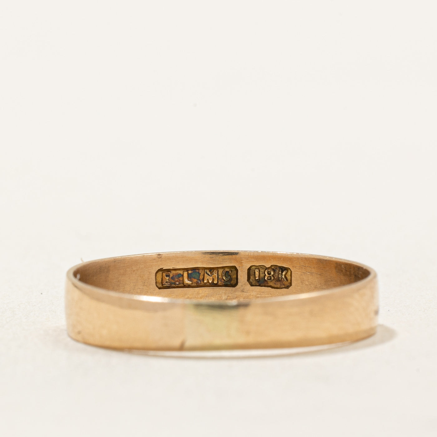 Alliance en or jaune 18 carats | 3,80 mm | Taille 9,5