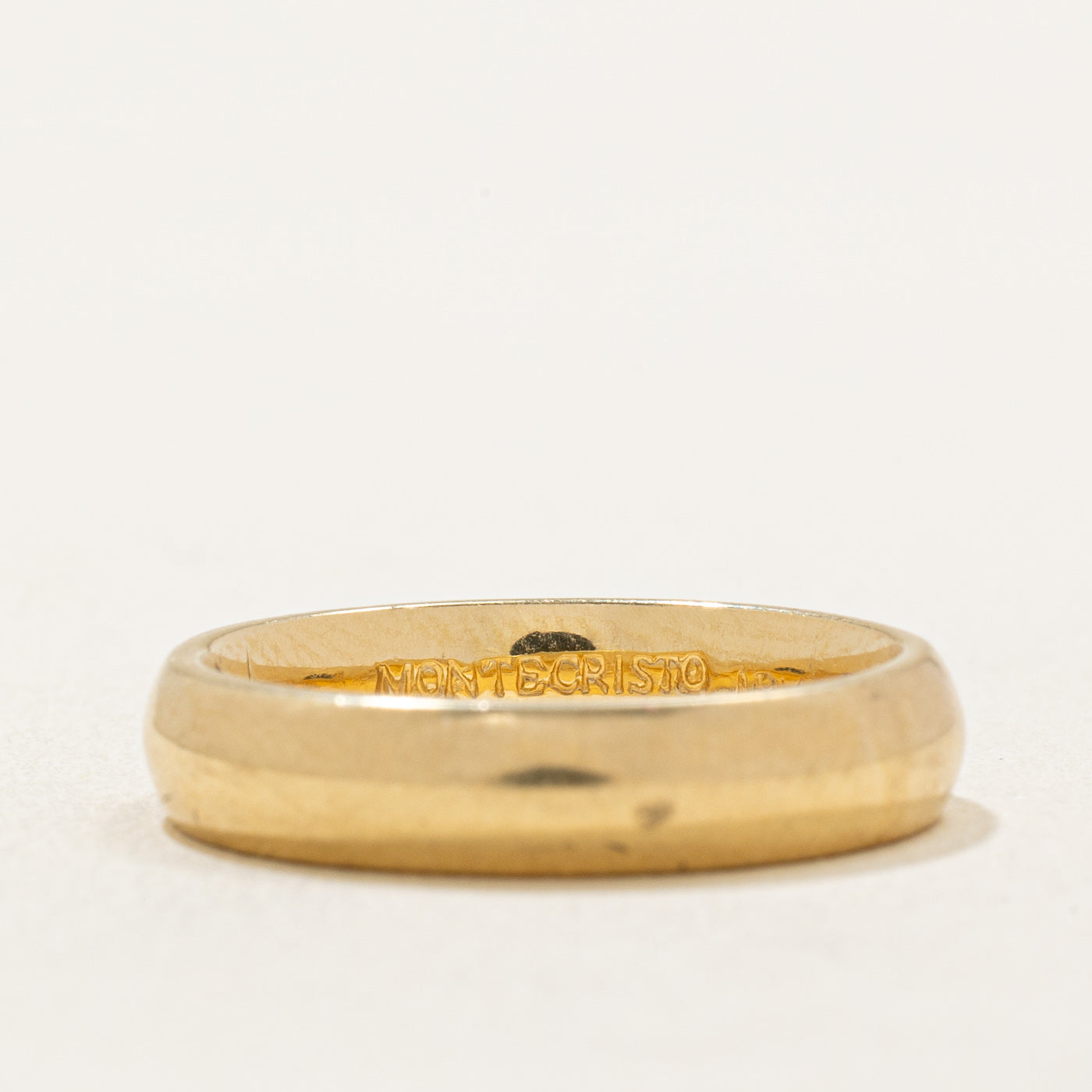 18k Yellow Gold Wedding Band | 4.10mm | SZ 5.75