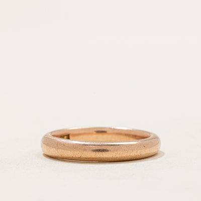 9k Rose Gold Wedding Band | 3.85mm | SZ 8.5