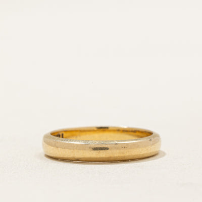 18k Yellow Gold Wedding Band | 3.30mm | SZ 6