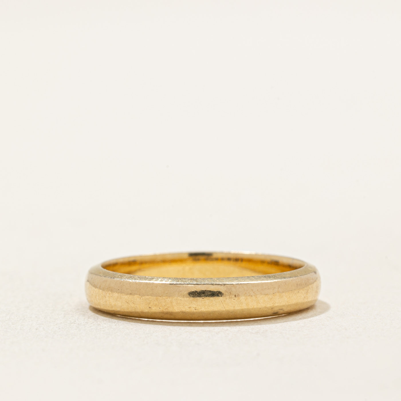 18k Yellow Gold Wedding Band | 3.30mm | SZ 6