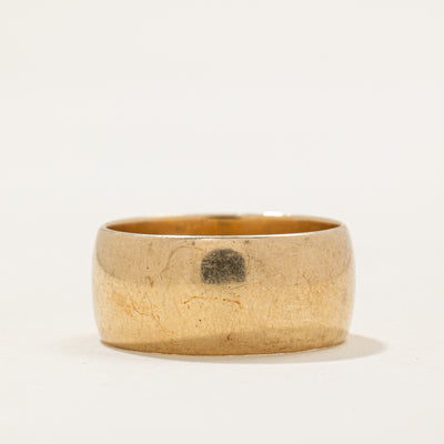 1978 London 9k Yellow Gold Wedding Band | 8.85mm | SZ 7.75
