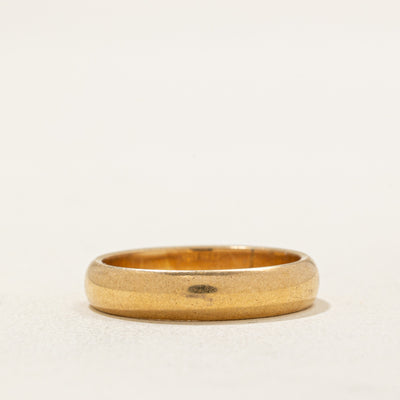 18k Yellow Gold Wedding Band | 4.00mm | SZ 7.25