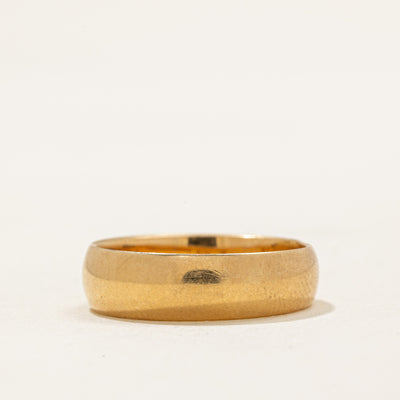 1911 Birmingham 18k Yellow Gold Wedding Band | 4.95mm | SZ 6.75
