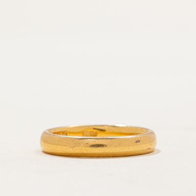 1927 Birmingham 22k Yellow Gold Wedding Band | 3.35mm | SZ 6