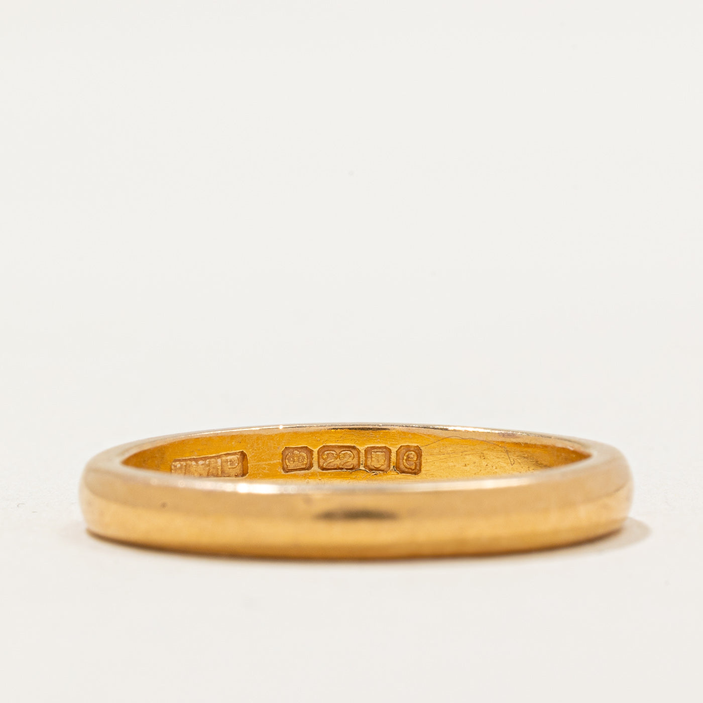 1900 London 22k Yellow Gold Wedding Band | 3.00mm | SZ 9.25