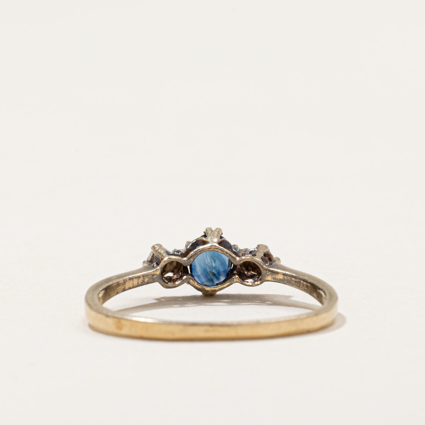 Vintage Sapphire & Diamond Ring | 0.25ct, 0.02ctw | SZ 4.5