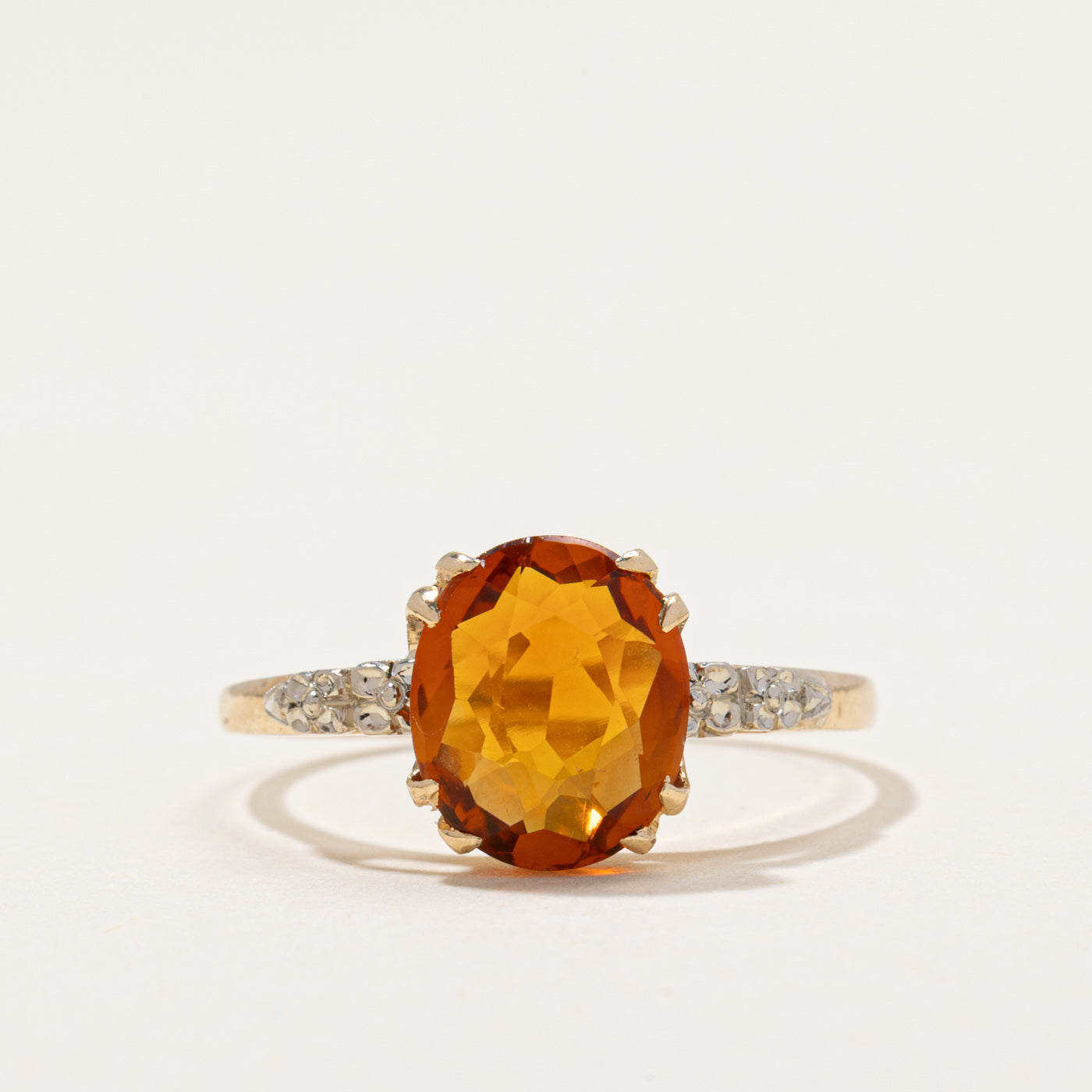 Oval Cut Citrine Ring | 1.50ct | SZ 9