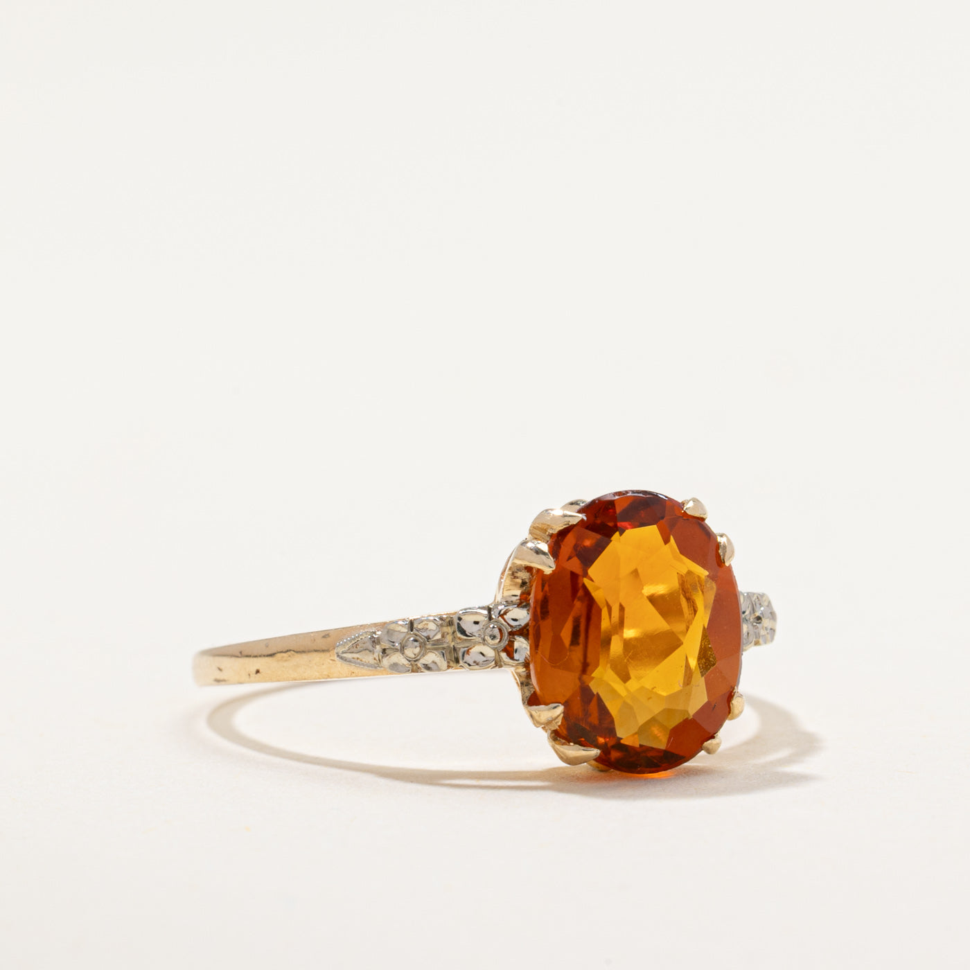 Oval Cut Citrine Ring | 1.50ct | SZ 9