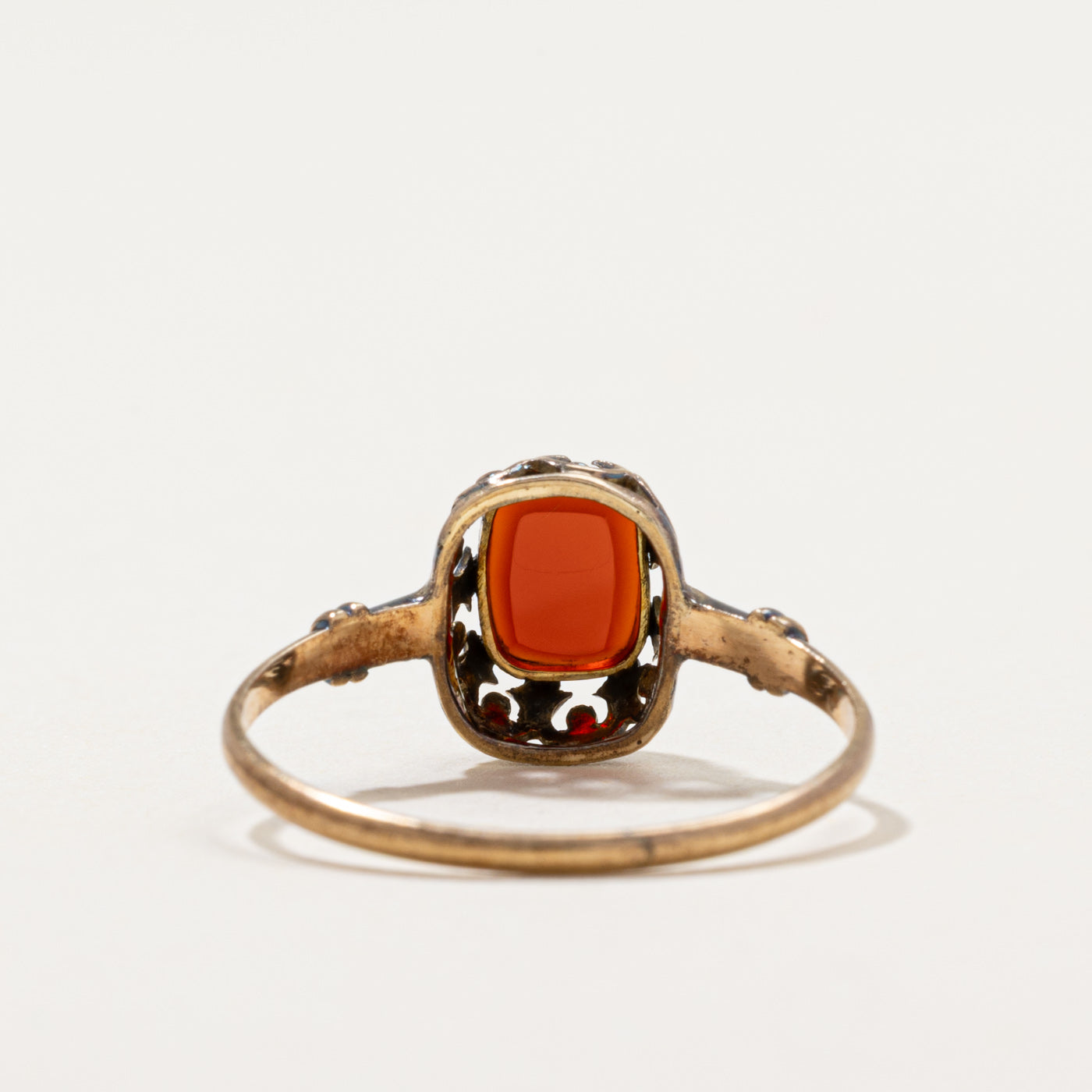 Antique German Carnelian Ring | 0.65ct | SZ 7