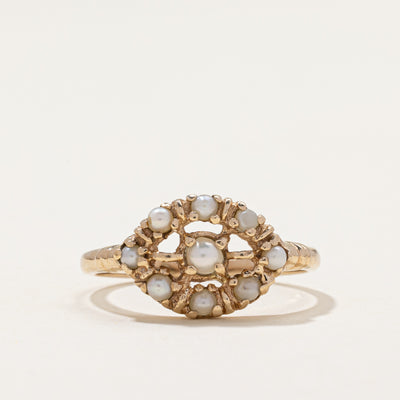 Retro Imitation Pearl Ring | SZ 7.25