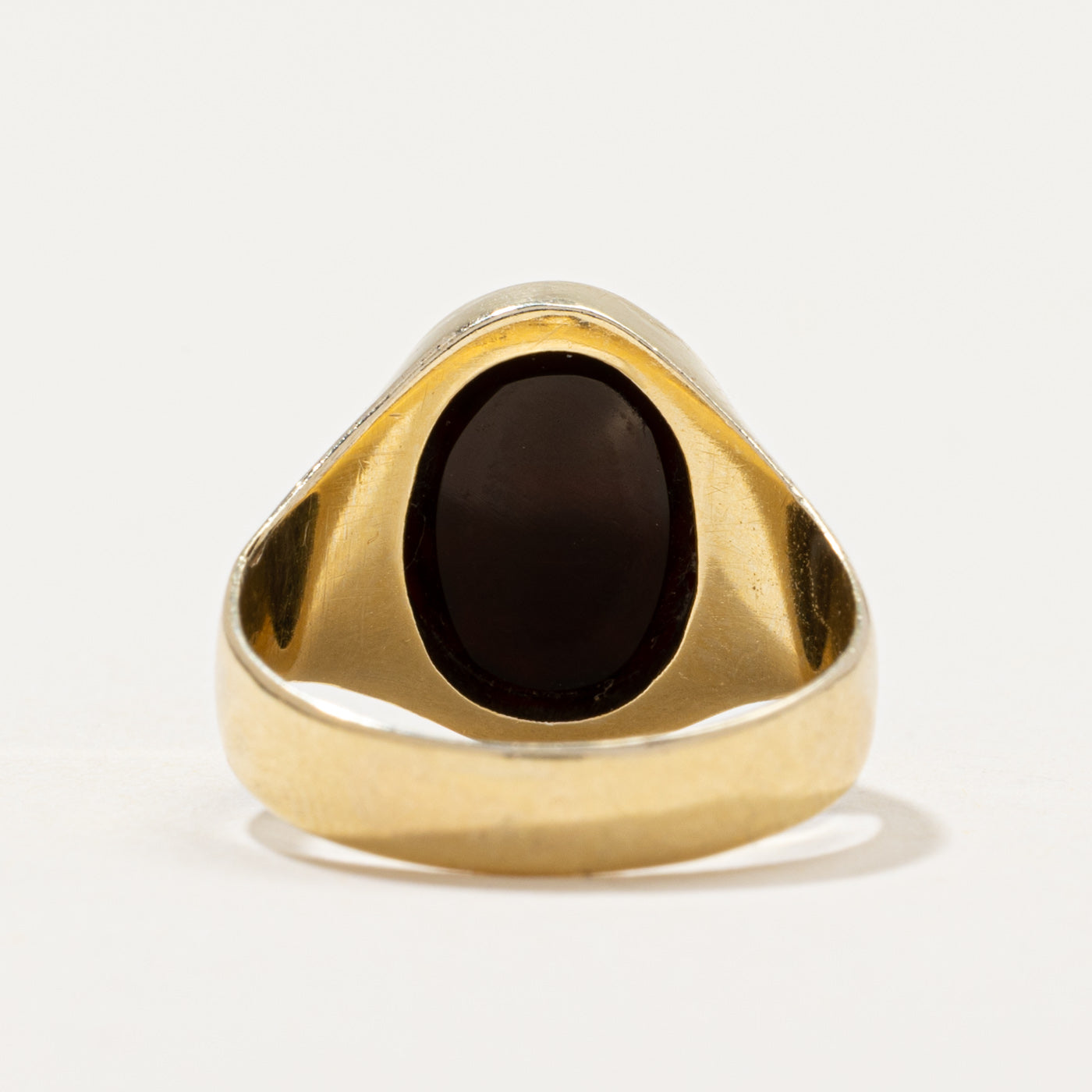 Vintage Carved Crest Intaglio Sardonyx Ring | 2.00ct | SZ 5.25