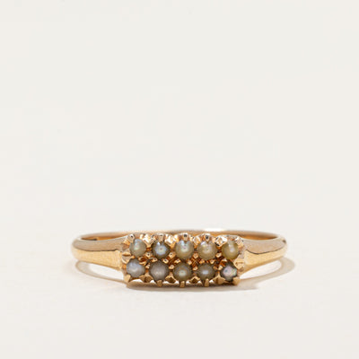 Vintage 14k Seed Pearls Ring | SZ 7