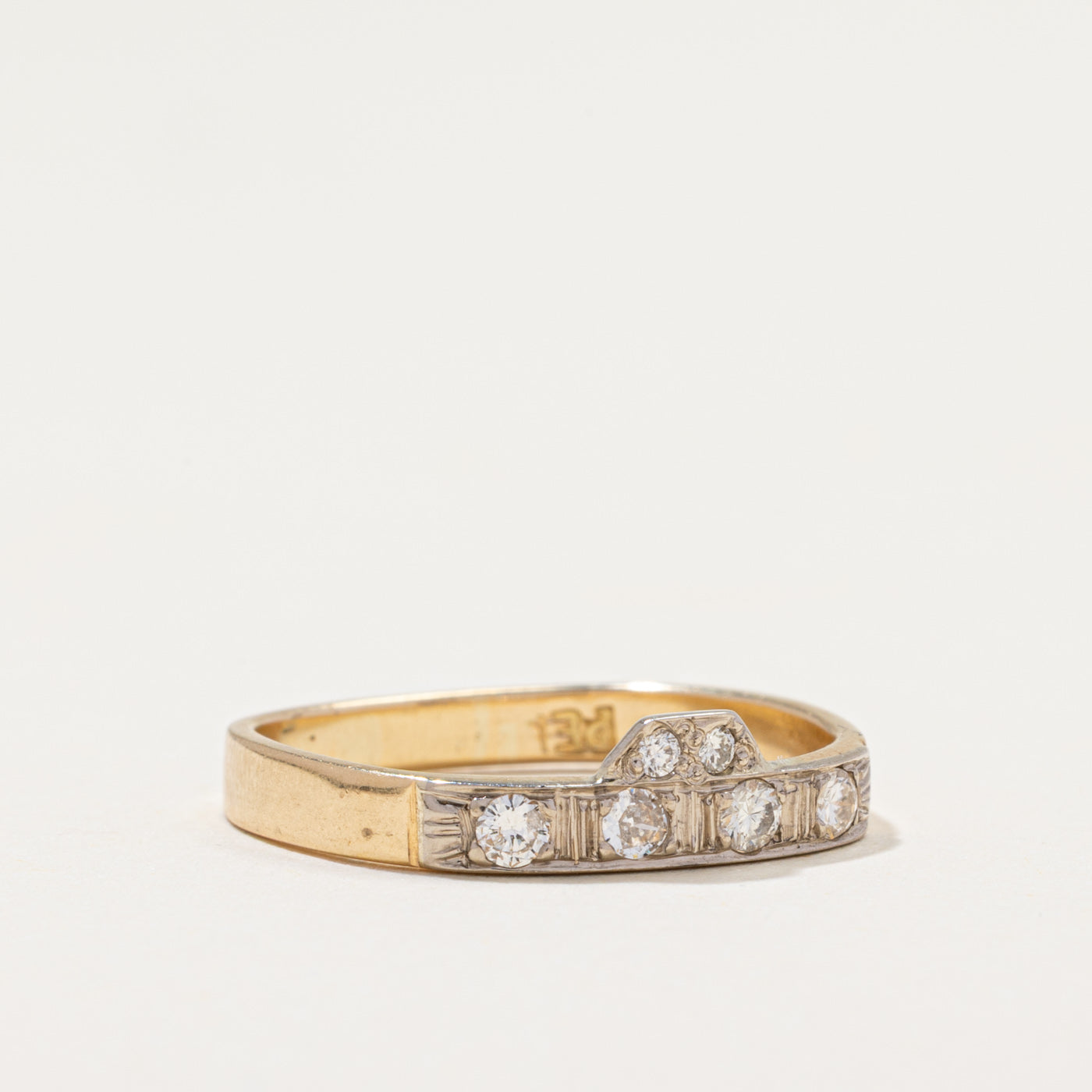Vintage 18k Diamond Band | 0.18ctw | SZ 7