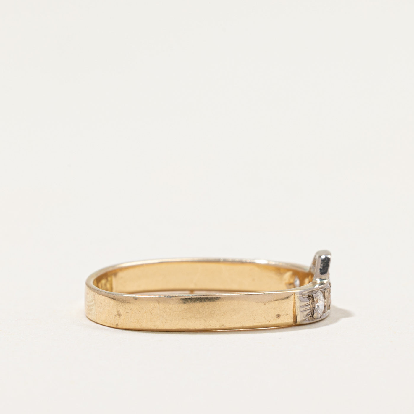 Vintage 18k Diamond Band | 0.18ctw | SZ 7