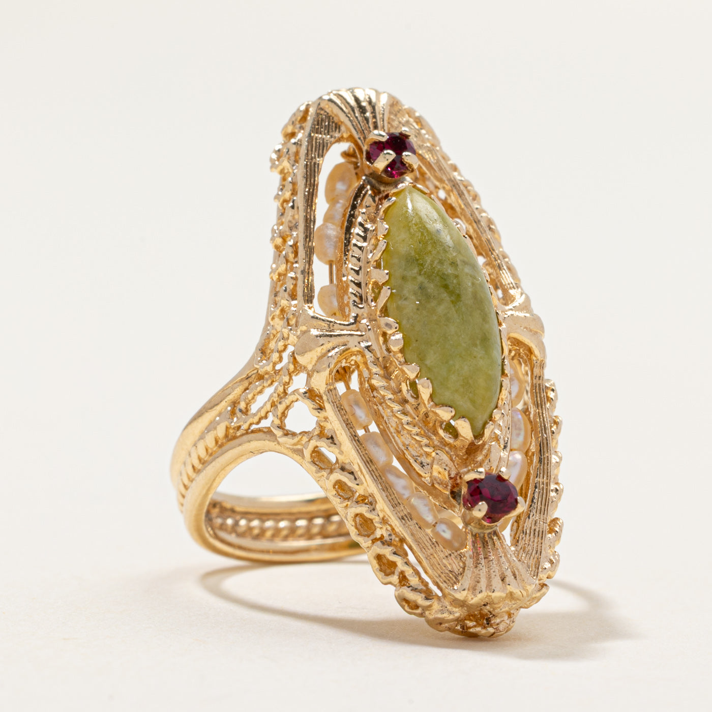 Mixed Gemstone Cocktail Ring | 2.10ctw | SZ 6.5
