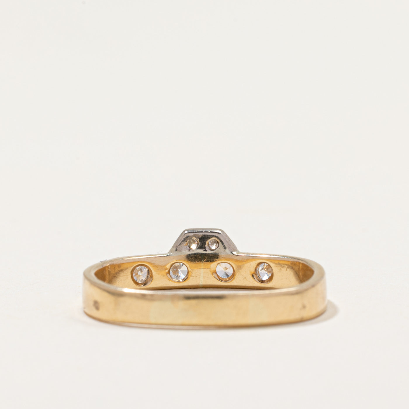 Vintage 18k Diamond Band | 0.18ctw | SZ 7