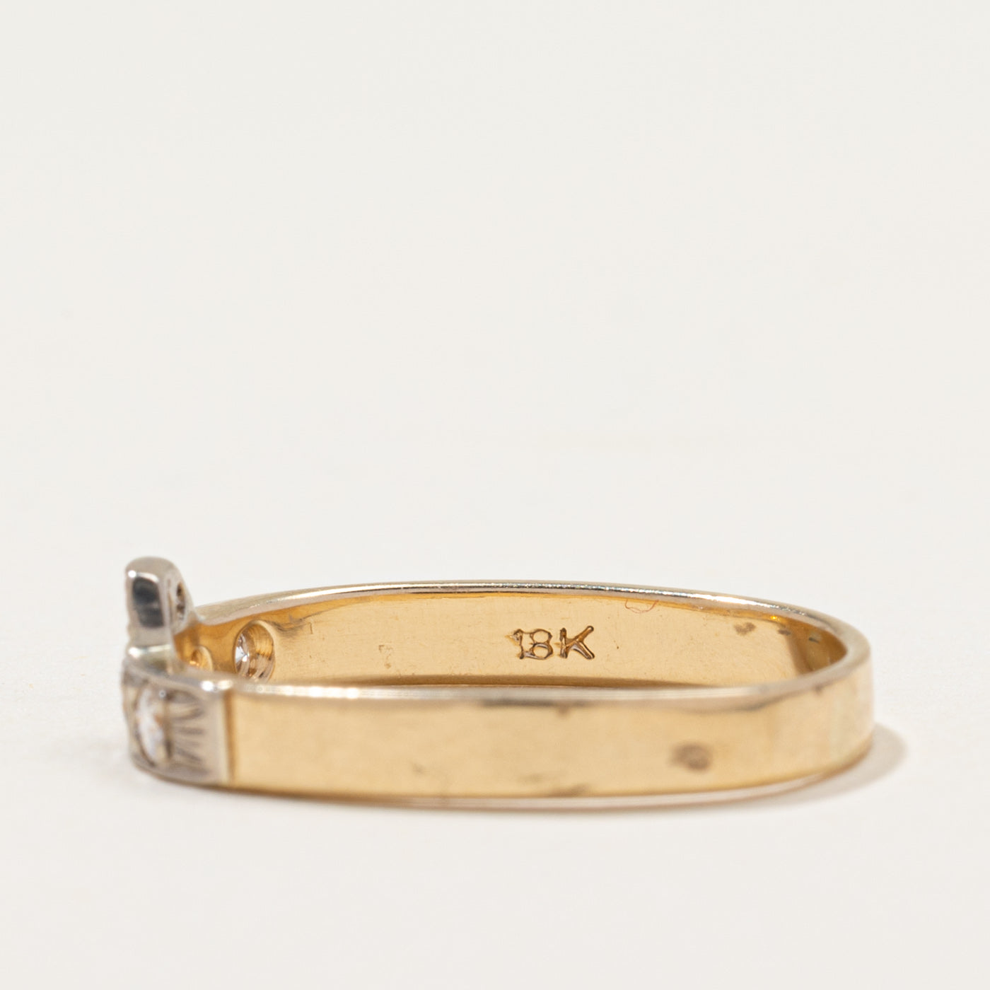 Vintage 18k Diamond Band | 0.18ctw | SZ 7