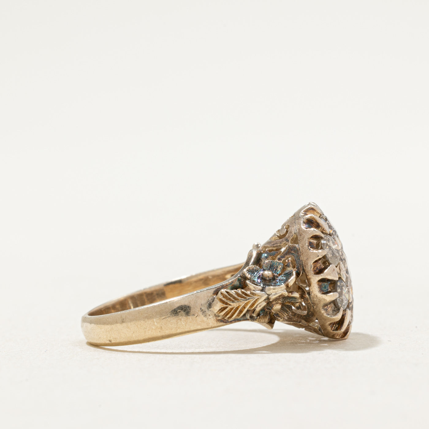 Diamond Cluster Cocktail Ring | 1.00ctw | SZ 6.25