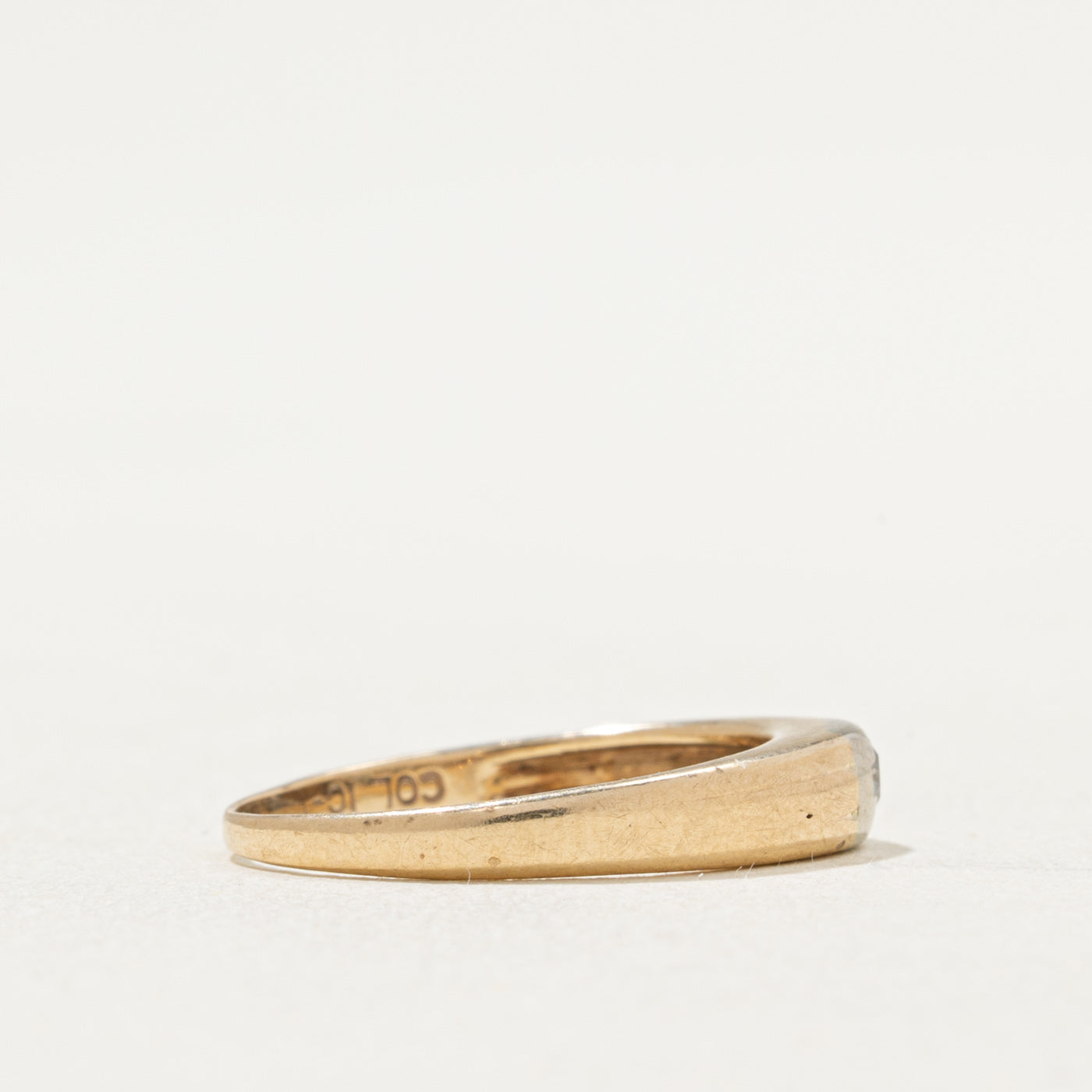 Bague sertie de diamants à fleur | 0,03 ct | Taille 3,5
