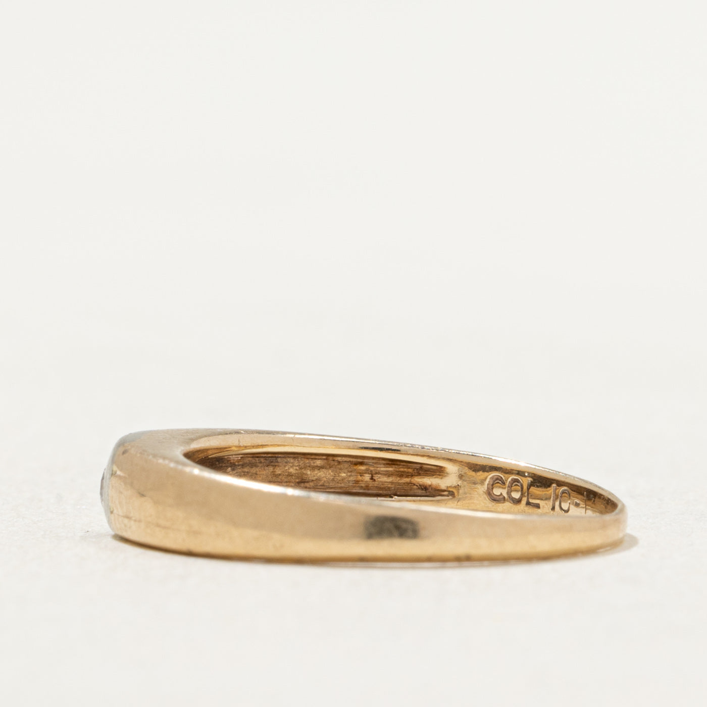 Bague sertie de diamants à fleur | 0,03 ct | Taille 3,5