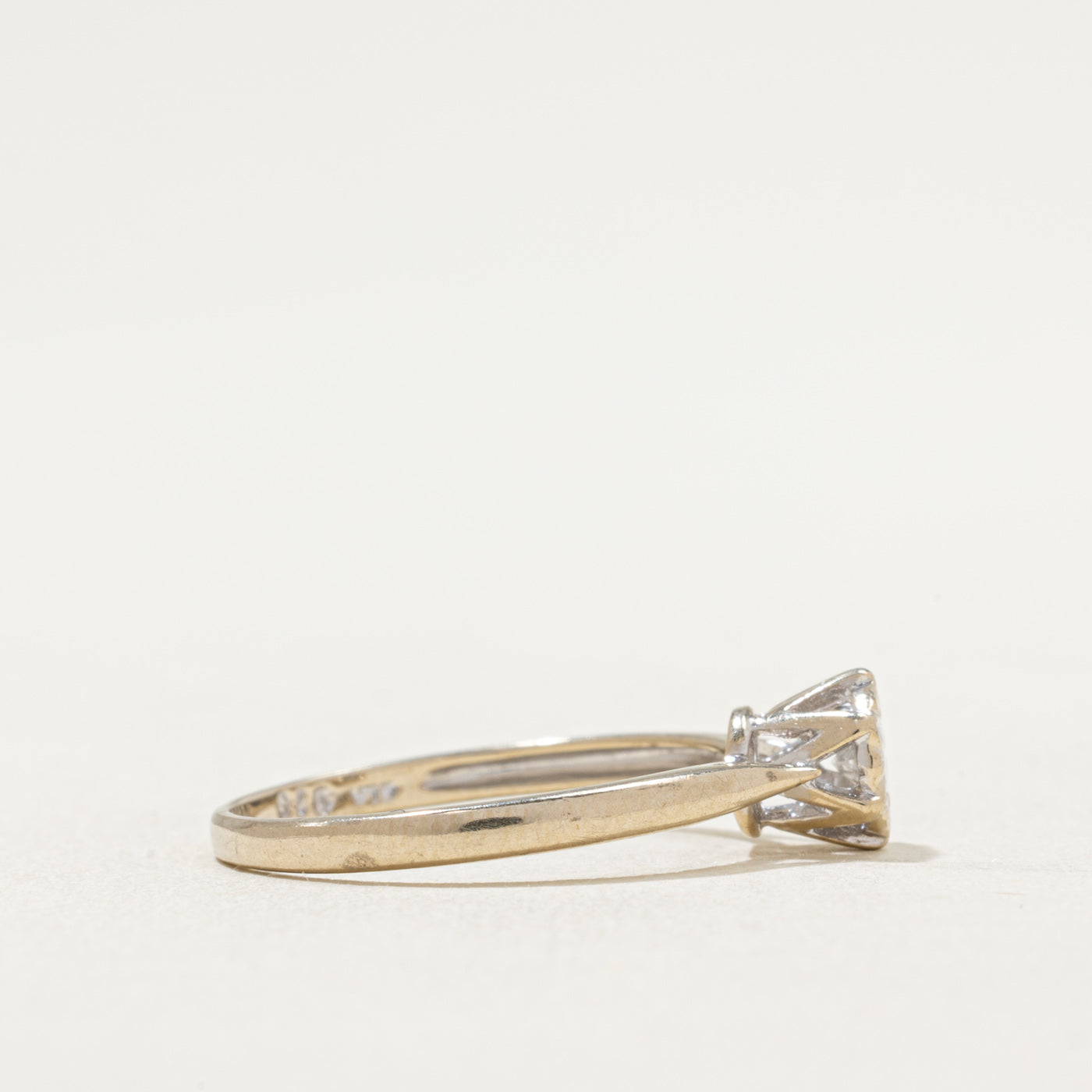 Solitaire Illusion Set Diamond Ring | 0.10ct | SZ 6.75
