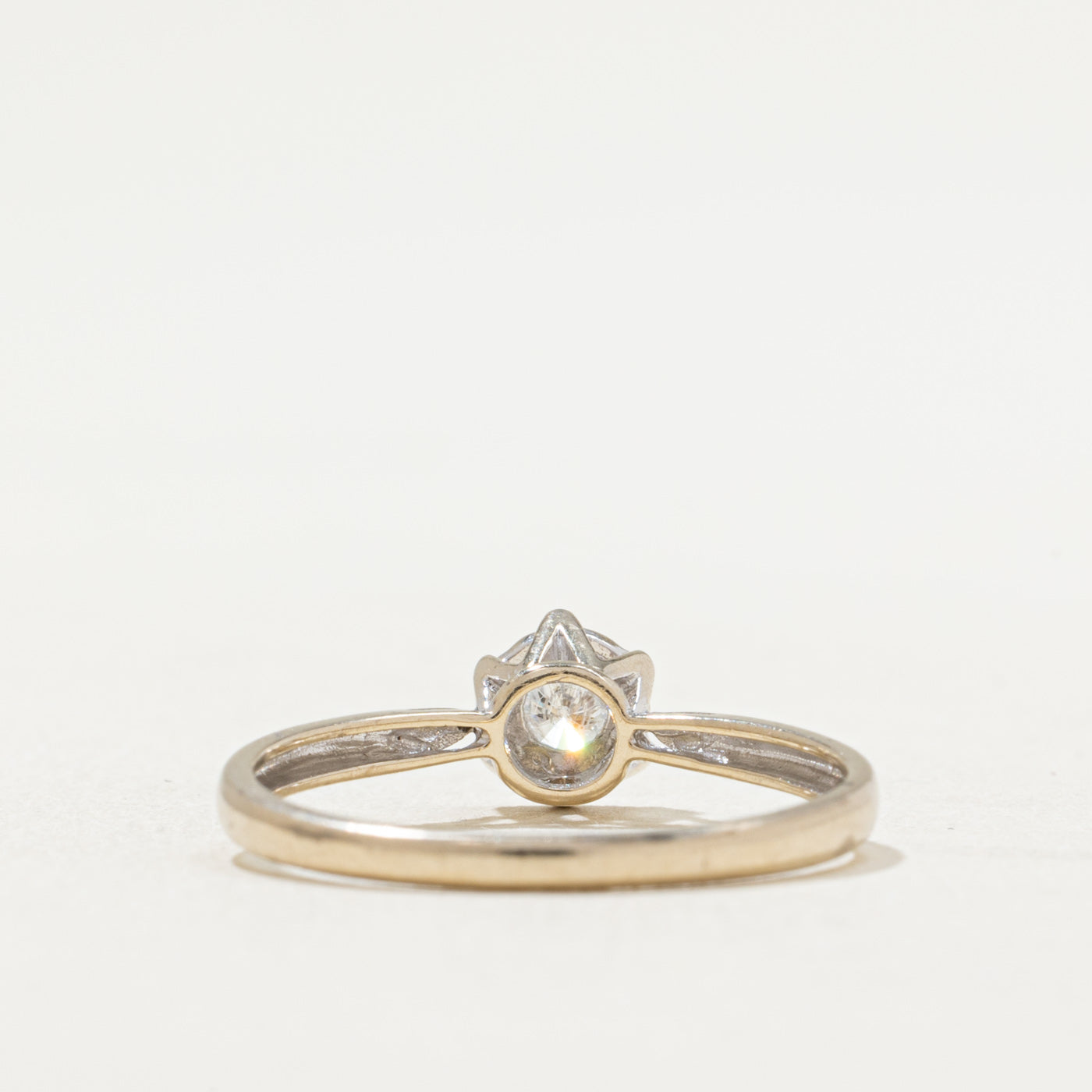 Solitaire Illusion Set Diamond Ring | 0.10ct | SZ 6.75