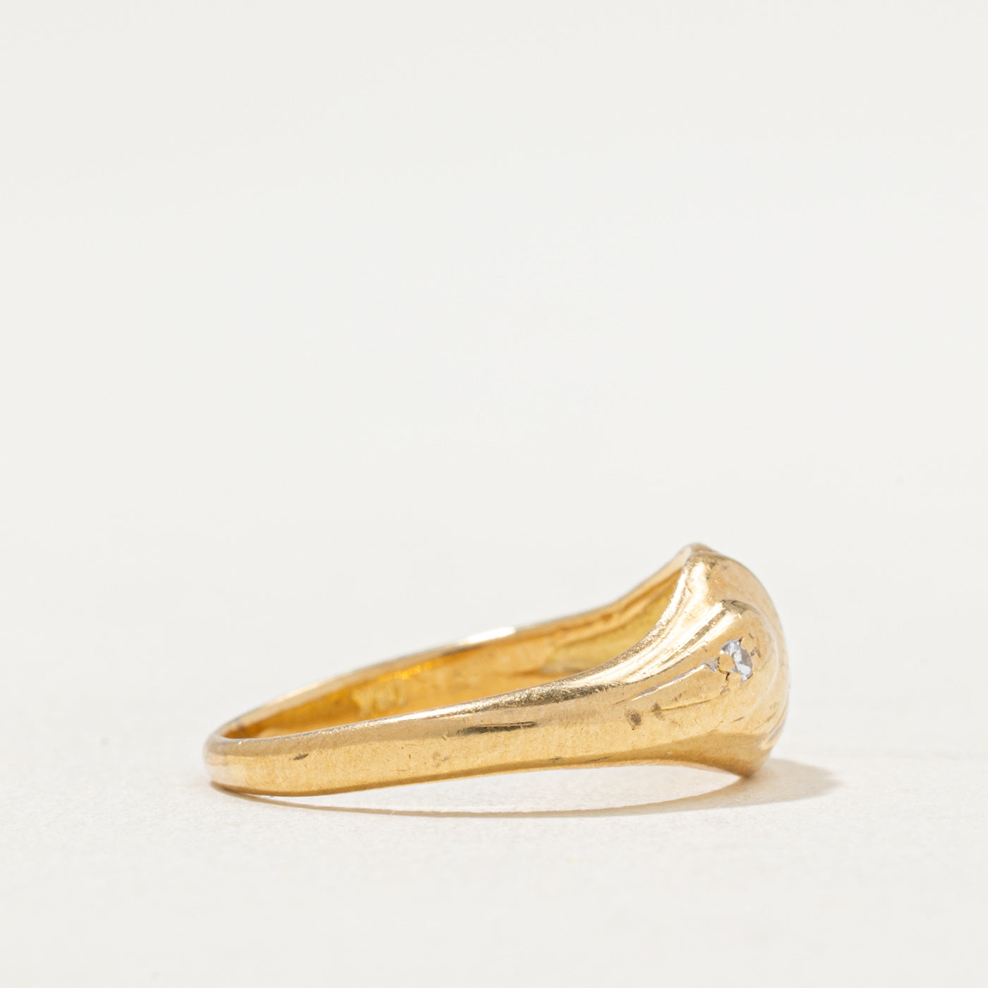 Diamond Waterfall Dome Ring | 0.04ctw | SZ 5