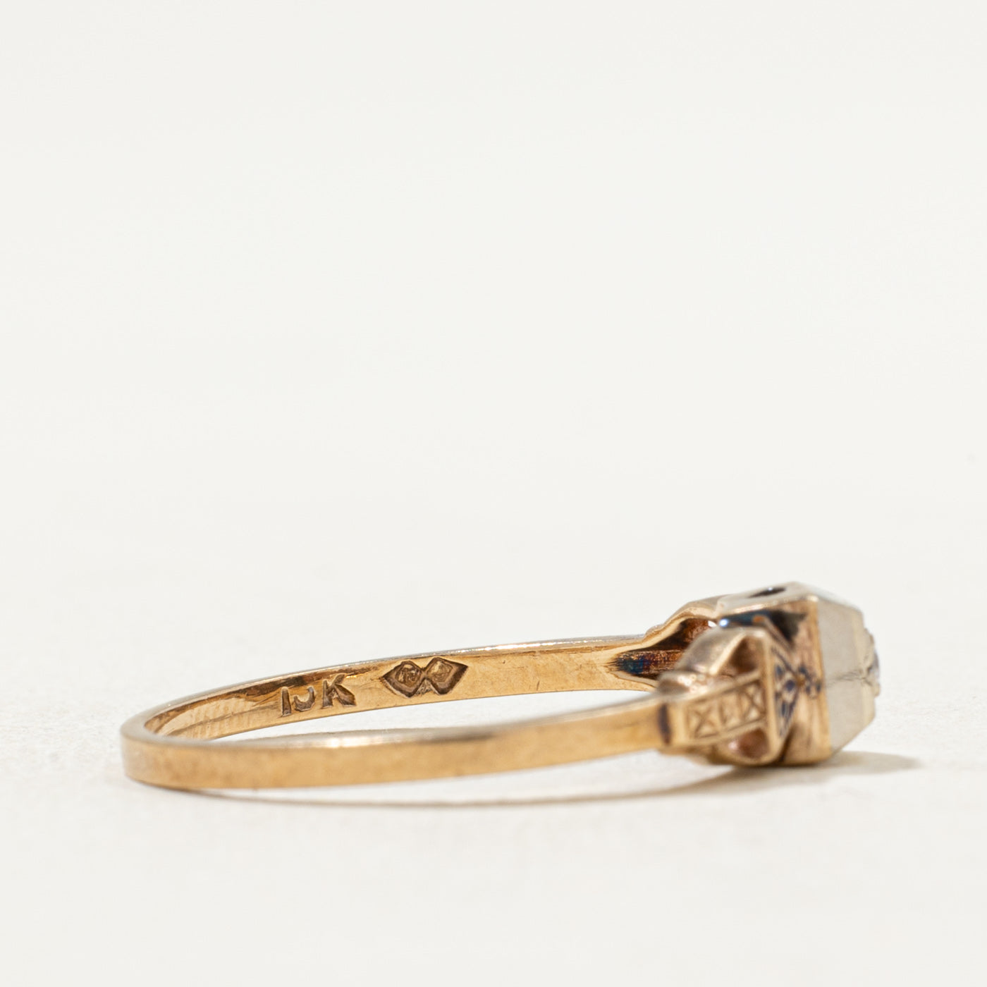 Vintage Solitaire Diamond Ring | 0.02ct | SZ 6.5