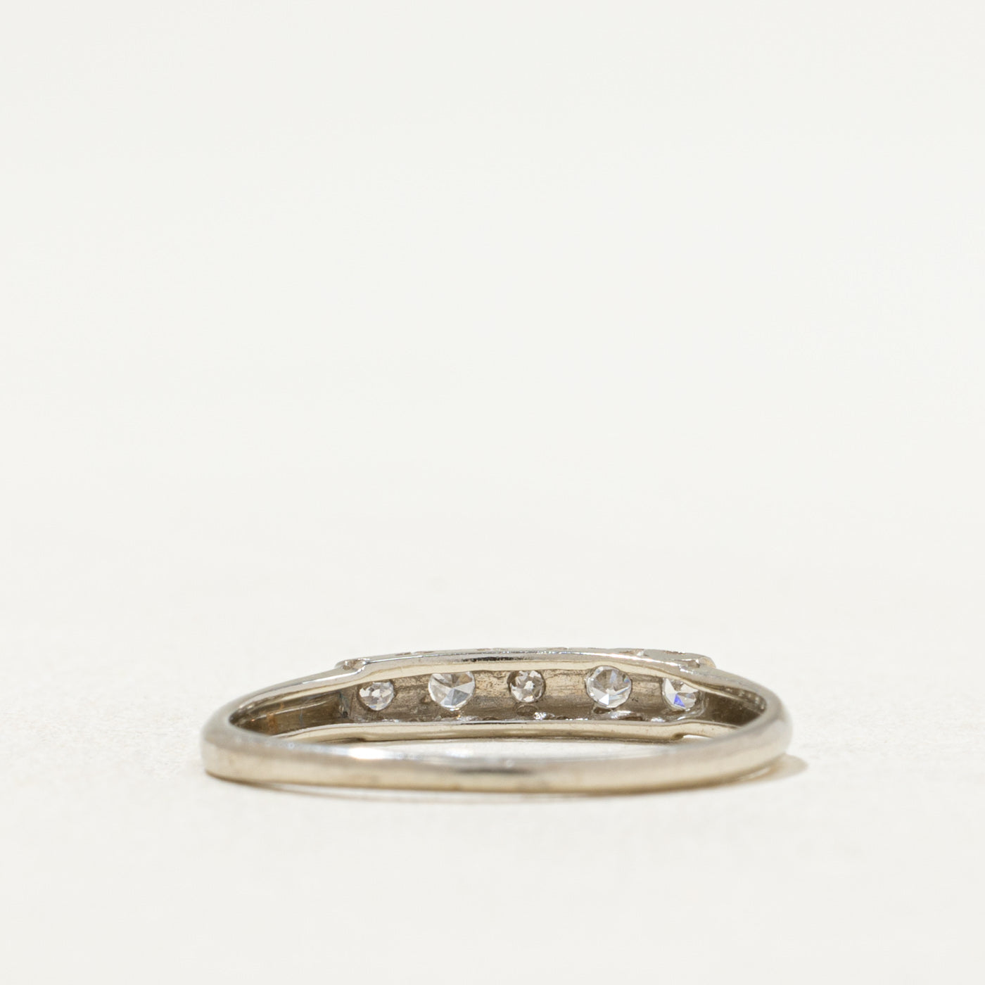 Vintage Five Stone Diamond Ring | 0.05ctw | SZ 4.75