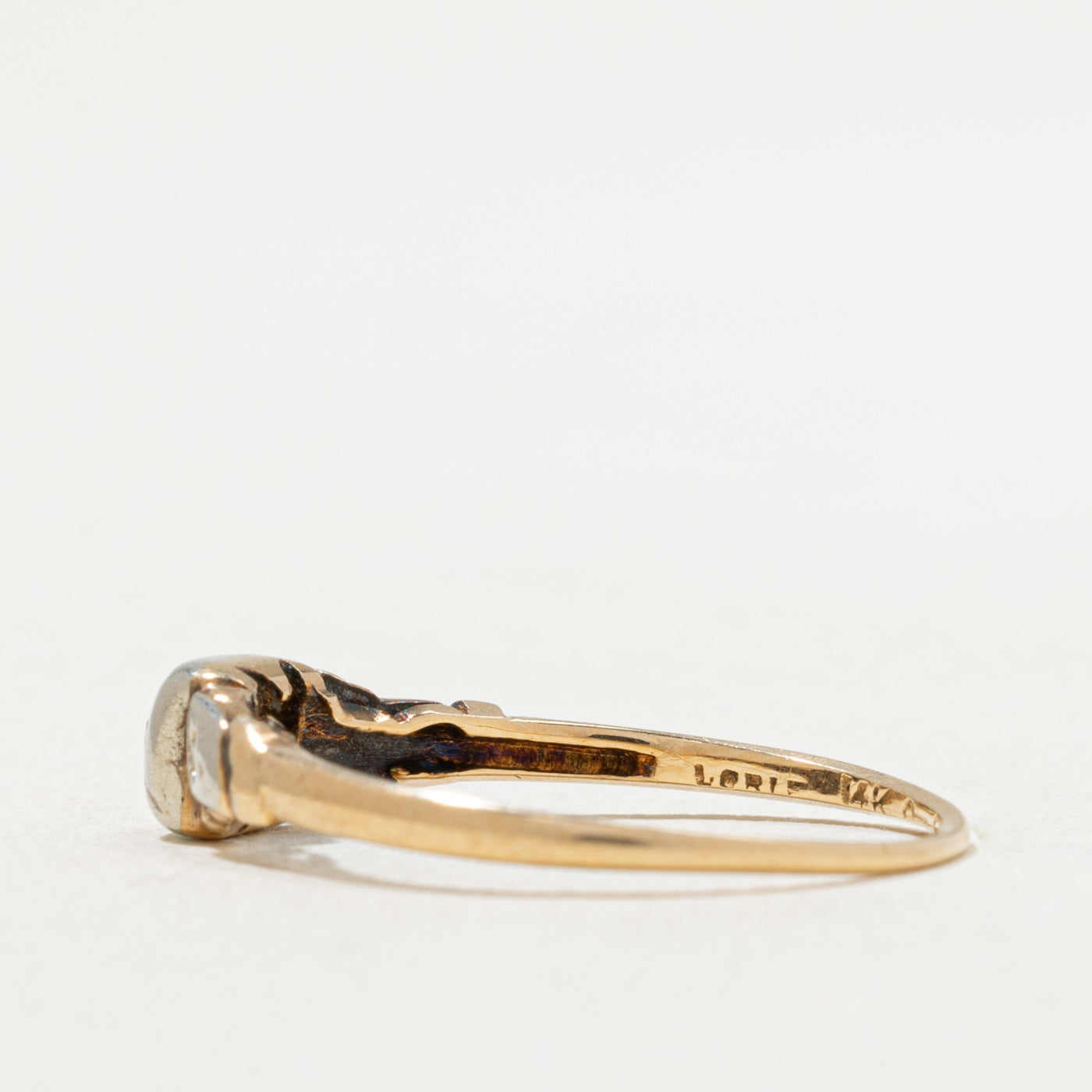 Vintage Single Stone Diamond Ring | 0.10ct | SZ 6.5