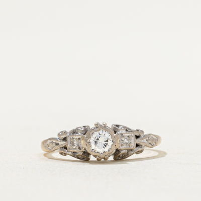 Vintage Diamond Ring | 0.22ctw | SZ 4.75