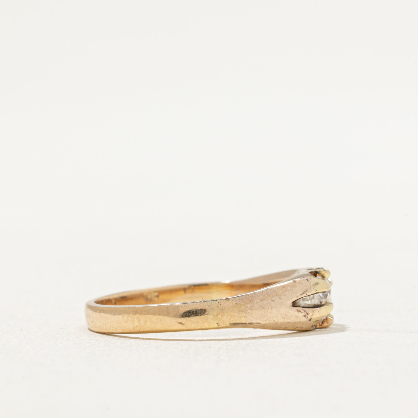 Antique Old Mine Diamond Ring | 0.35ct | SZ 6.5