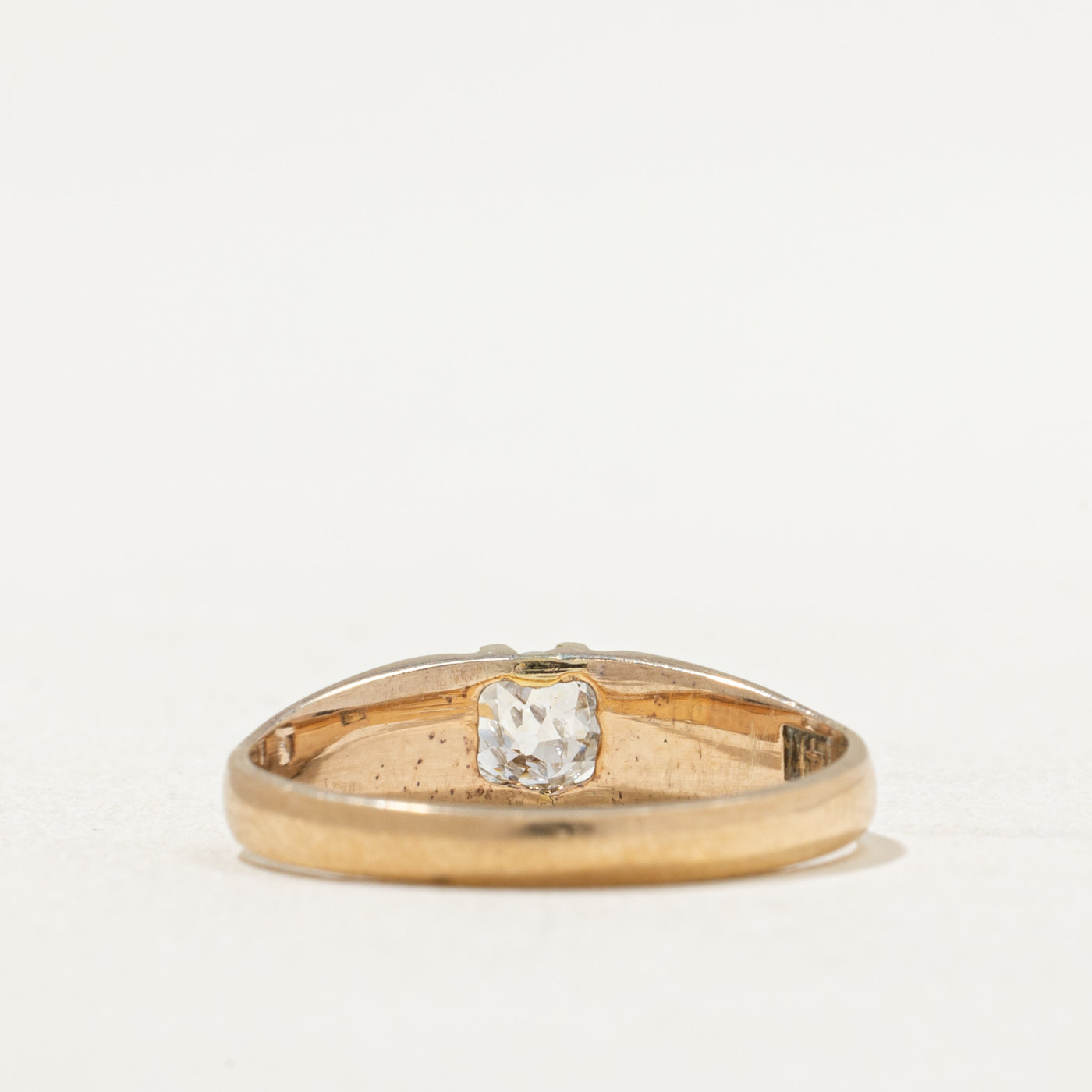Antique Old Mine Diamond Ring | 0.35ct | SZ 6.5