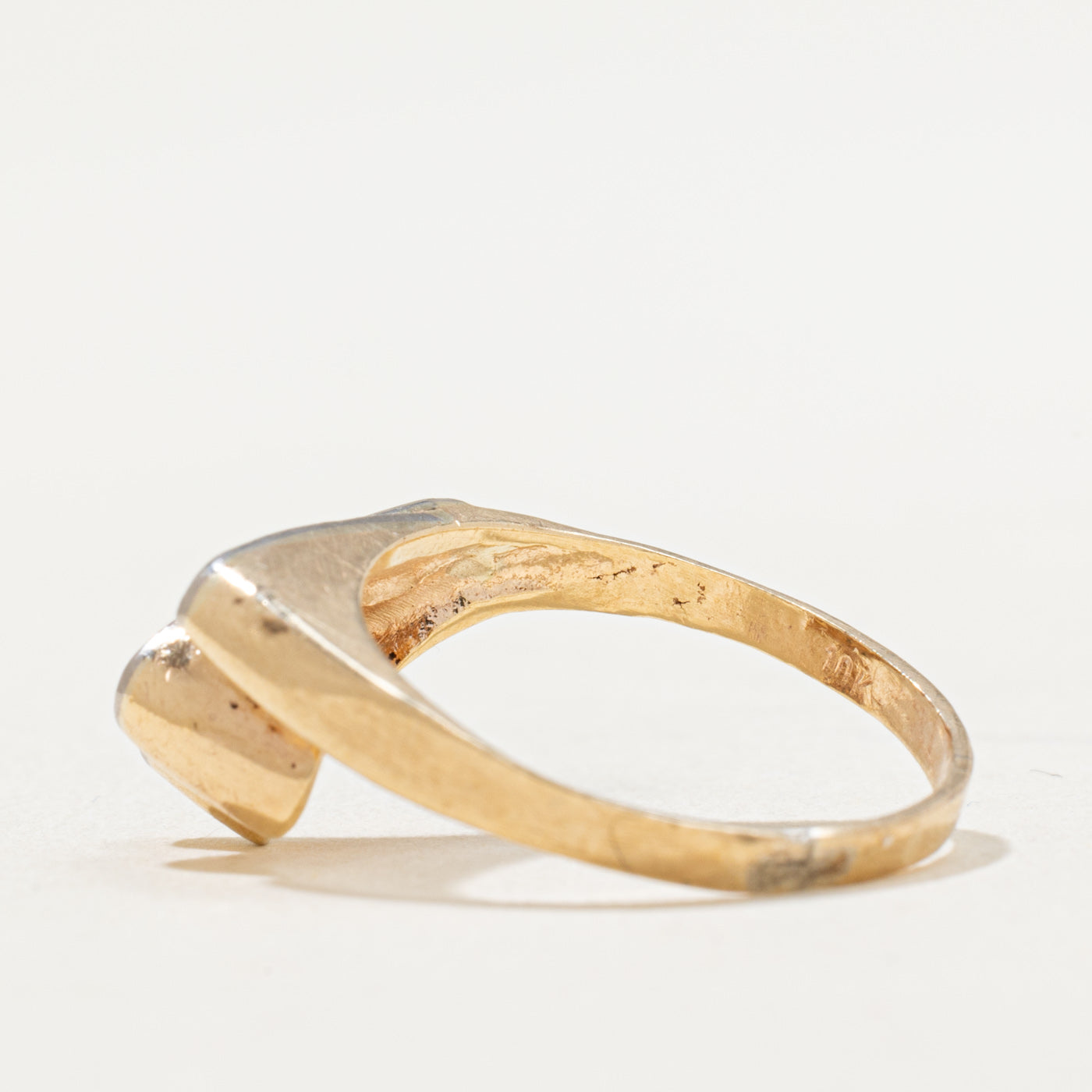 Vintage Diamond Fan Ring | 0.11ctw | SZ 6.25