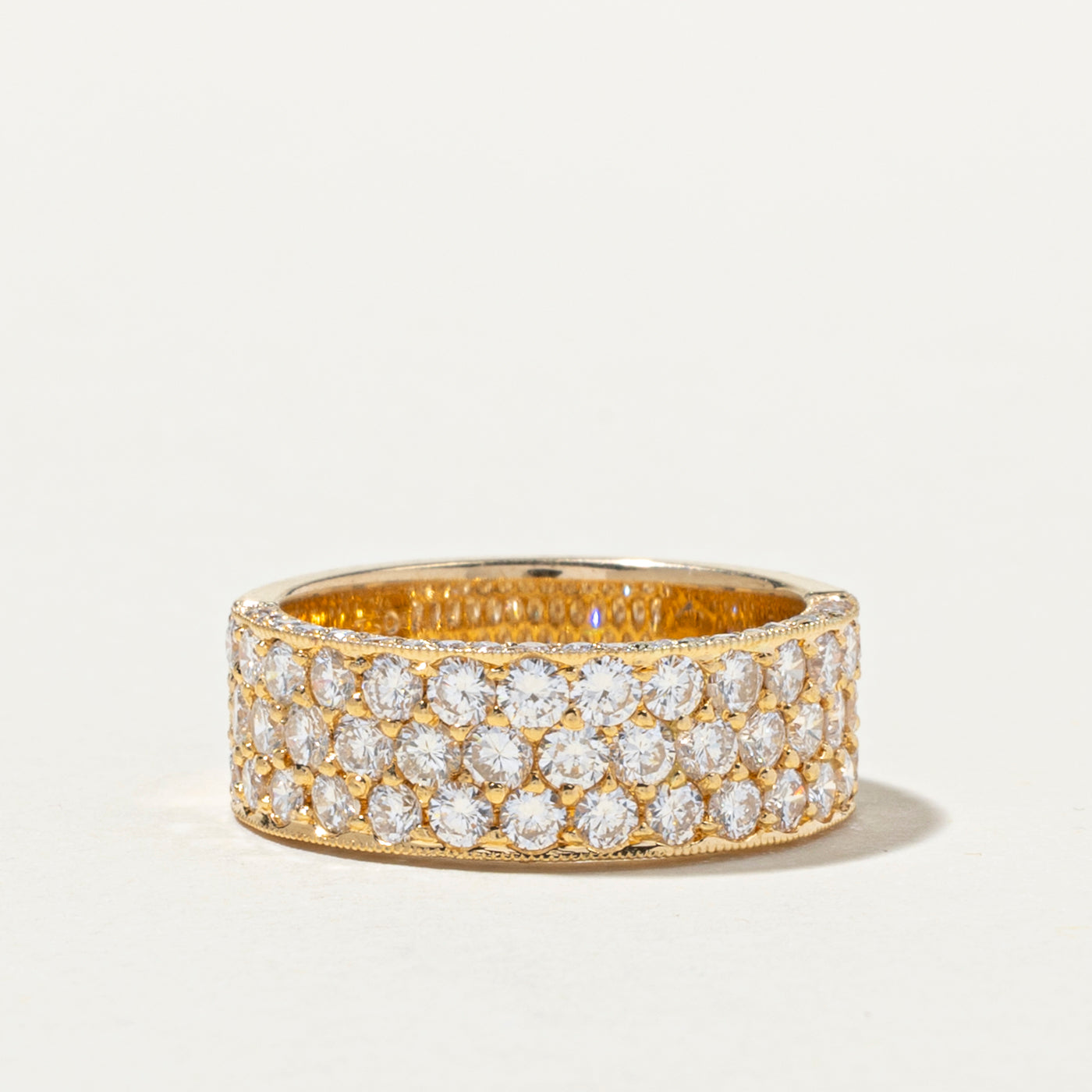 Semi Eternity Pavé Set Diamond Band | 1.55ctw | SZ 6