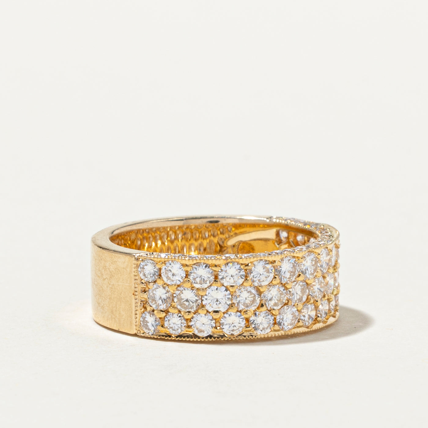 Semi Eternity Pavé Set Diamond Band | 1.55ctw | SZ 6