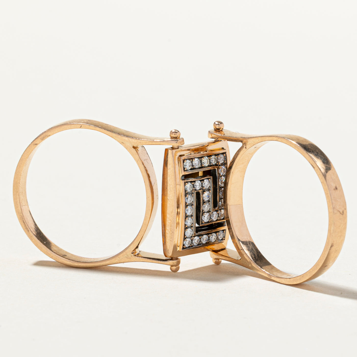 Flippable Diamond Geometric Design Ring | 0.47ctw | SZ 7.5