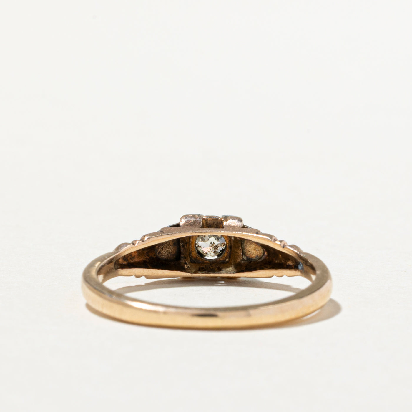 Single Stone Illusion Set Diamond Ring | 0.08ct | SZ 5.5