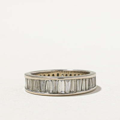 Eternity Tapered Baguette Cut Diamond Band | 3.78ctw | SZ 6.75