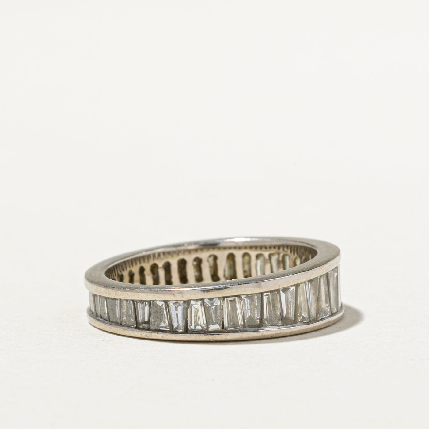 Eternity Tapered Baguette Cut Diamond Band | 3.78ctw | SZ 6.75