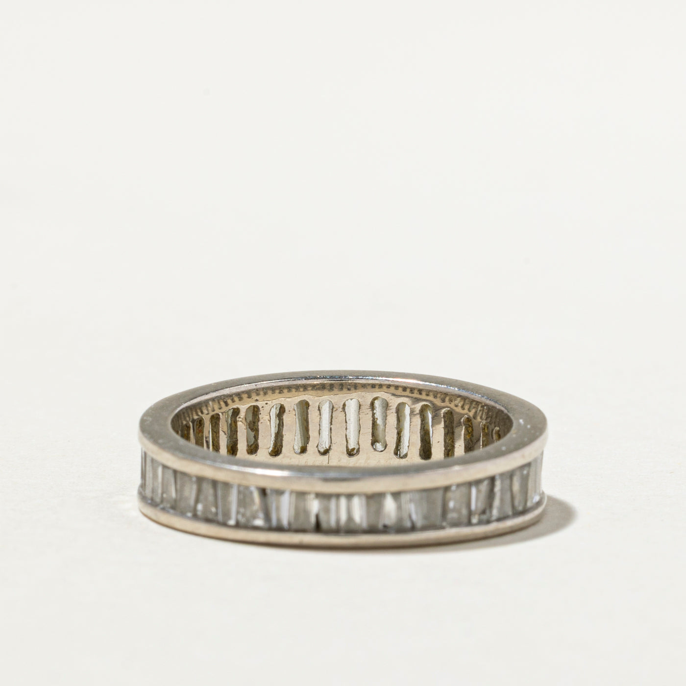 Eternity Tapered Baguette Cut Diamond Band | 3.78ctw | SZ 6.75