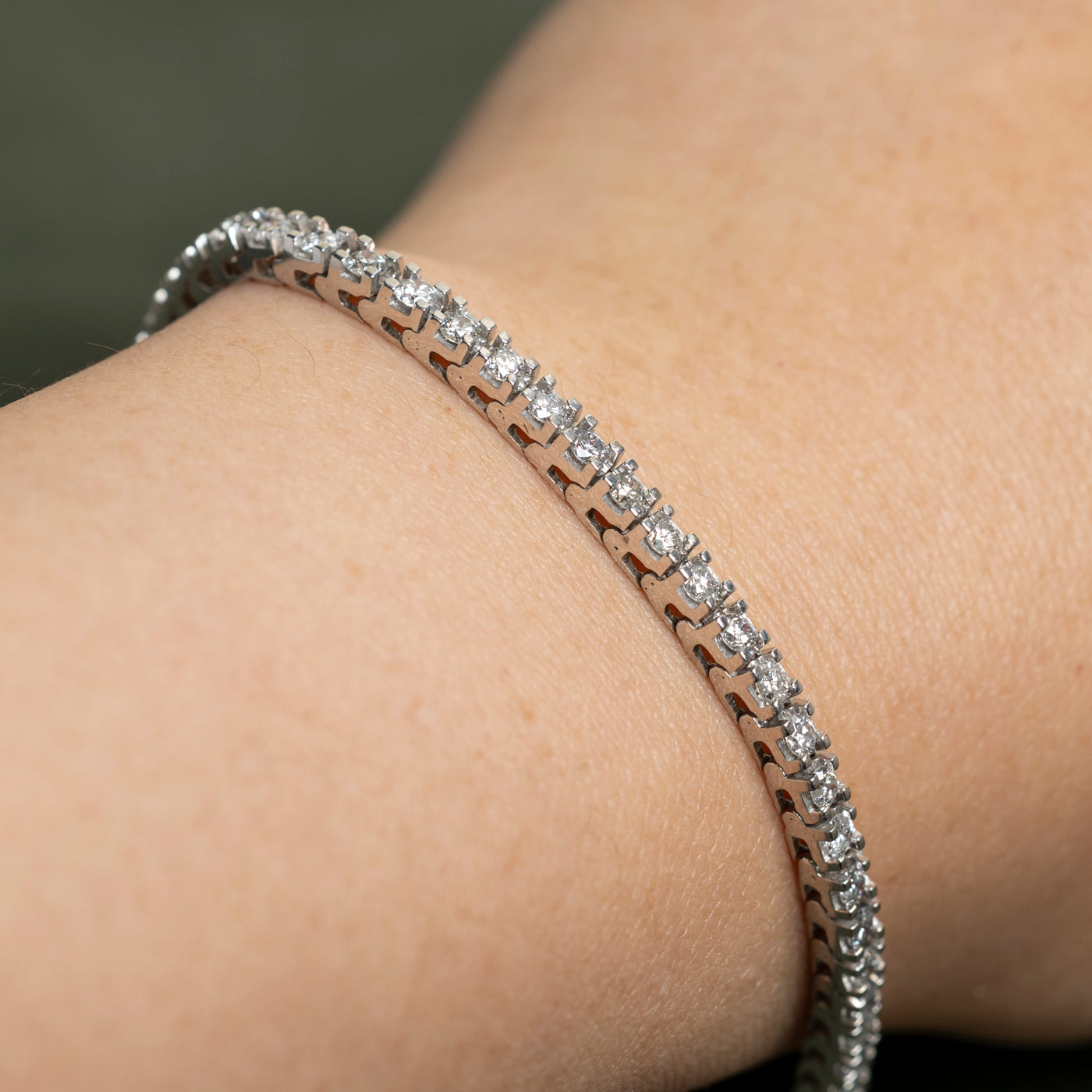 14K Diamond Tennis Bracelet | 2.90ctw | 7"
