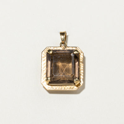 Solitaire Smoky Quartz Pendant | 31.75ct